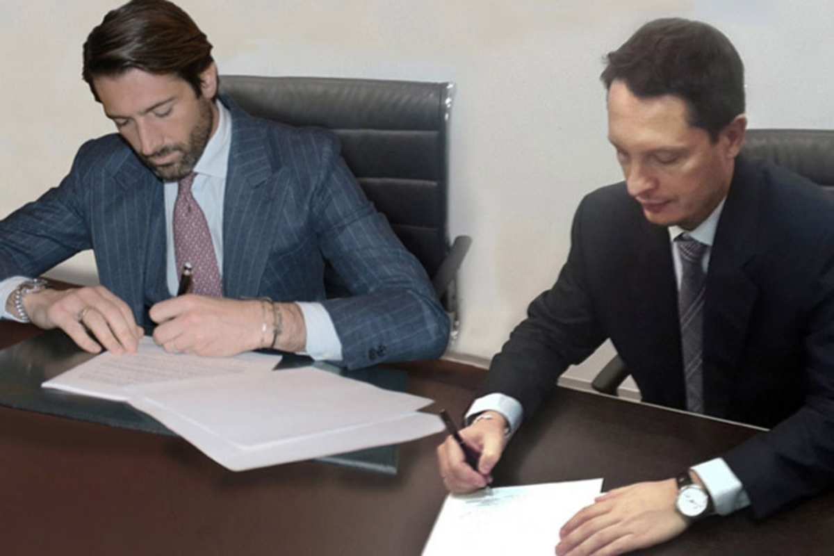 MV-Agusta-Chef Giovanni Castiglioni (li.) und Teamchef Alexander Yakhnich