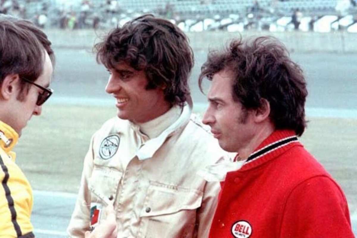 François Cevert (Mitte) und Jean-Pierre Beltoise (rechts)