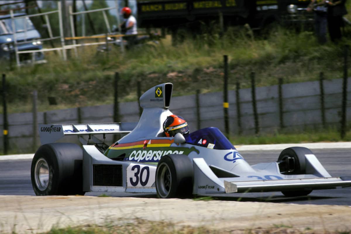 Das Experiment Copersucar ging in die Hose, hier fährt Emerson 1976 in Kyalami