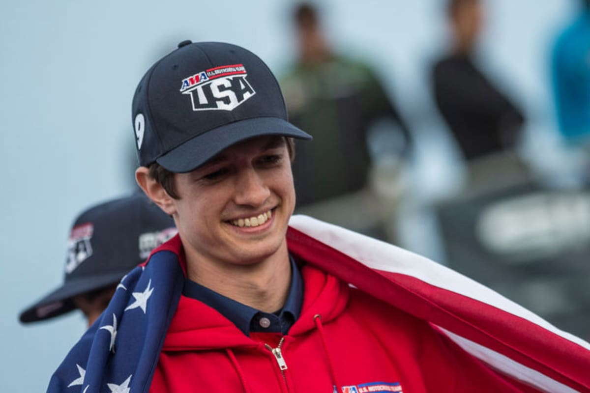 Thomas Covington freute sich, die USA repräsentieren zu dürfen, war aber mit der 450er Maschine überfordert