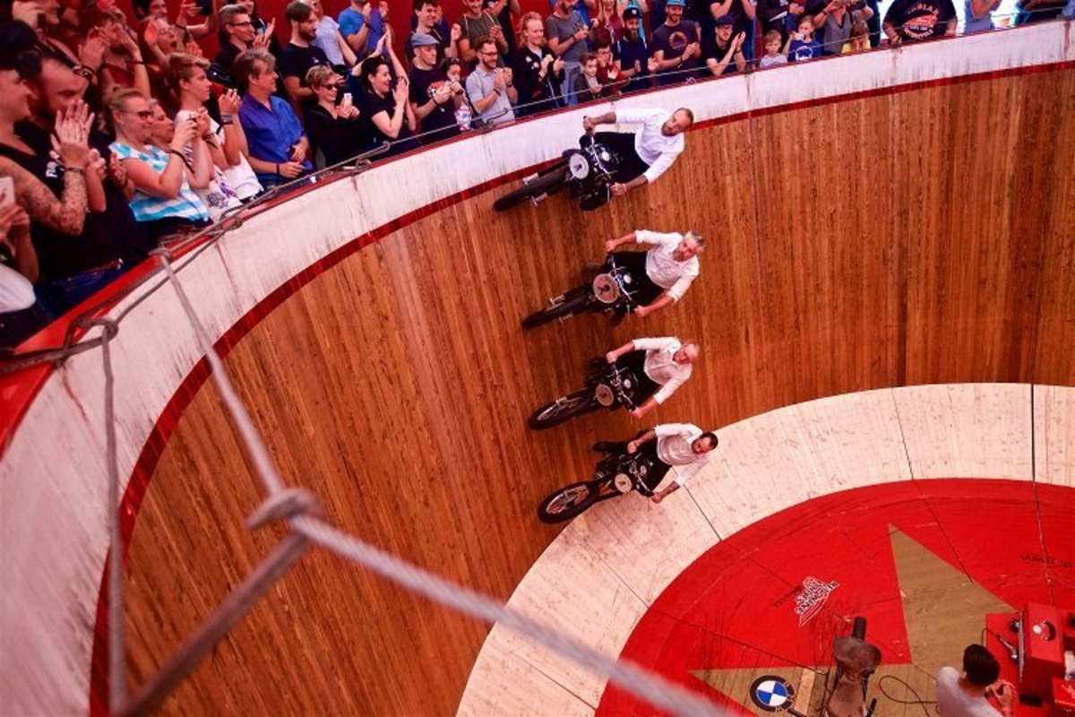 Heimlicher Star des Festivals war das Team rund um Donald Ganslmeier und der ältesten noch in Betrieb stehenden Steilwand