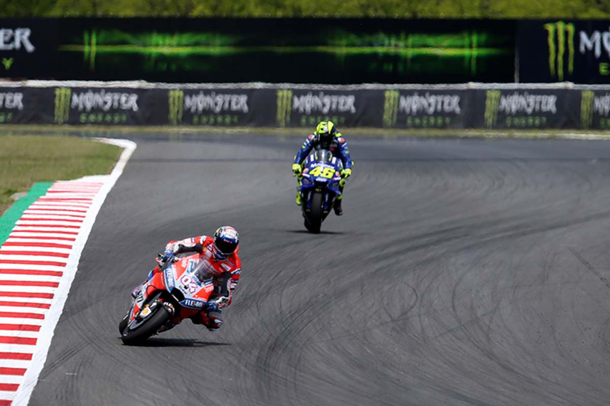 So kam es zum Sturz: Dovizioso musste zu hart bremsen