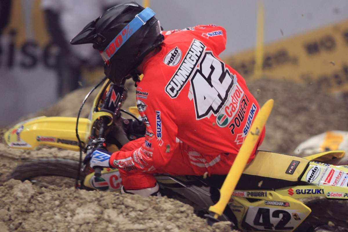 Cunningham pflügt durch die Spurrinnen, die Anderen zum Verhängnis wurden