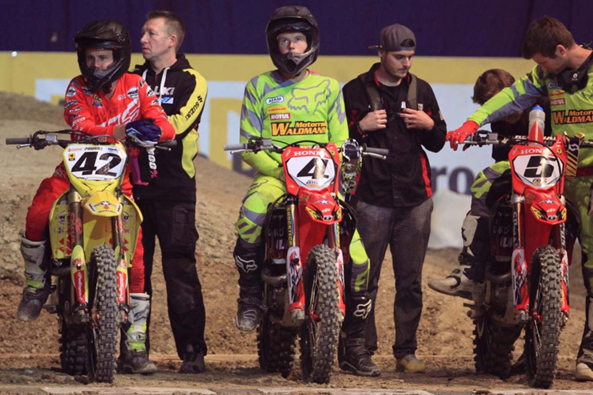 Konzentration vor dem Start