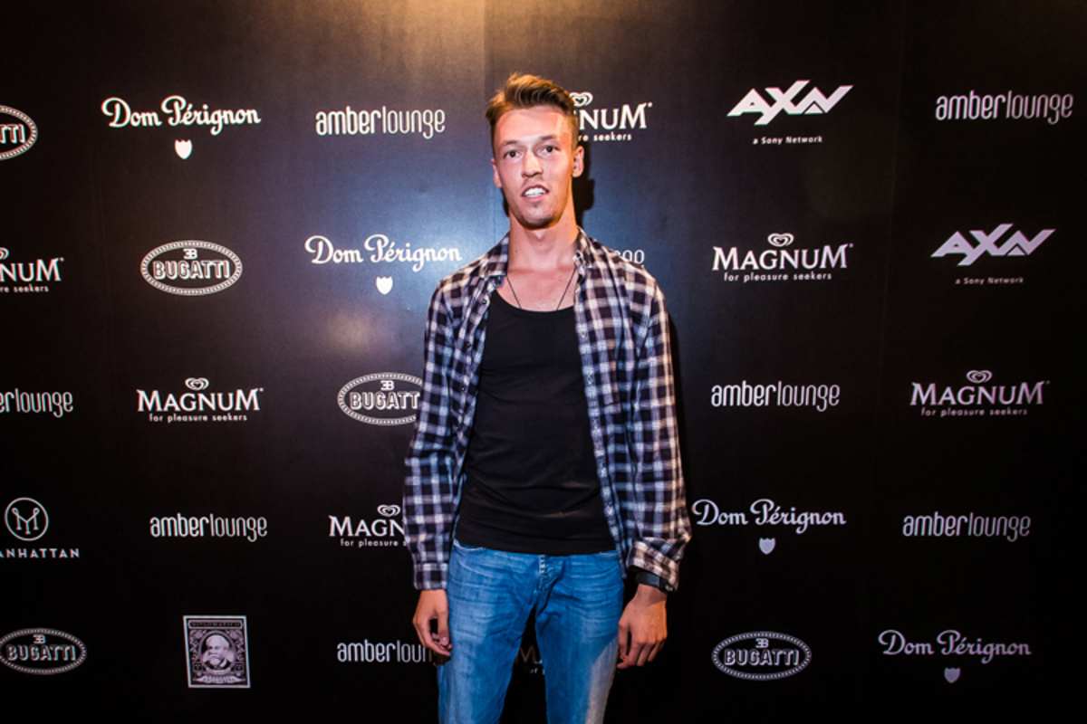 In Feierlaune: Toro Rosso-Rückkehrer Daniil Kvyat