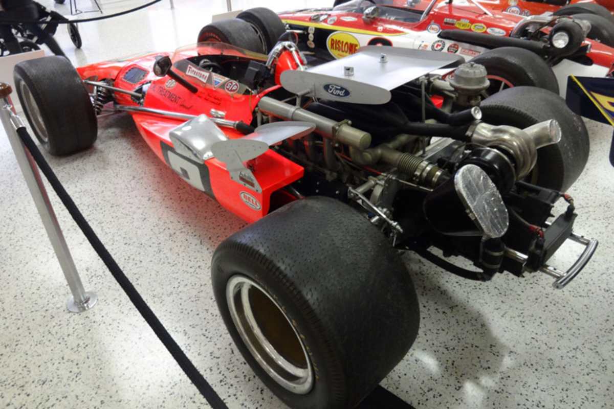 Replica des Siegerautos von 1969