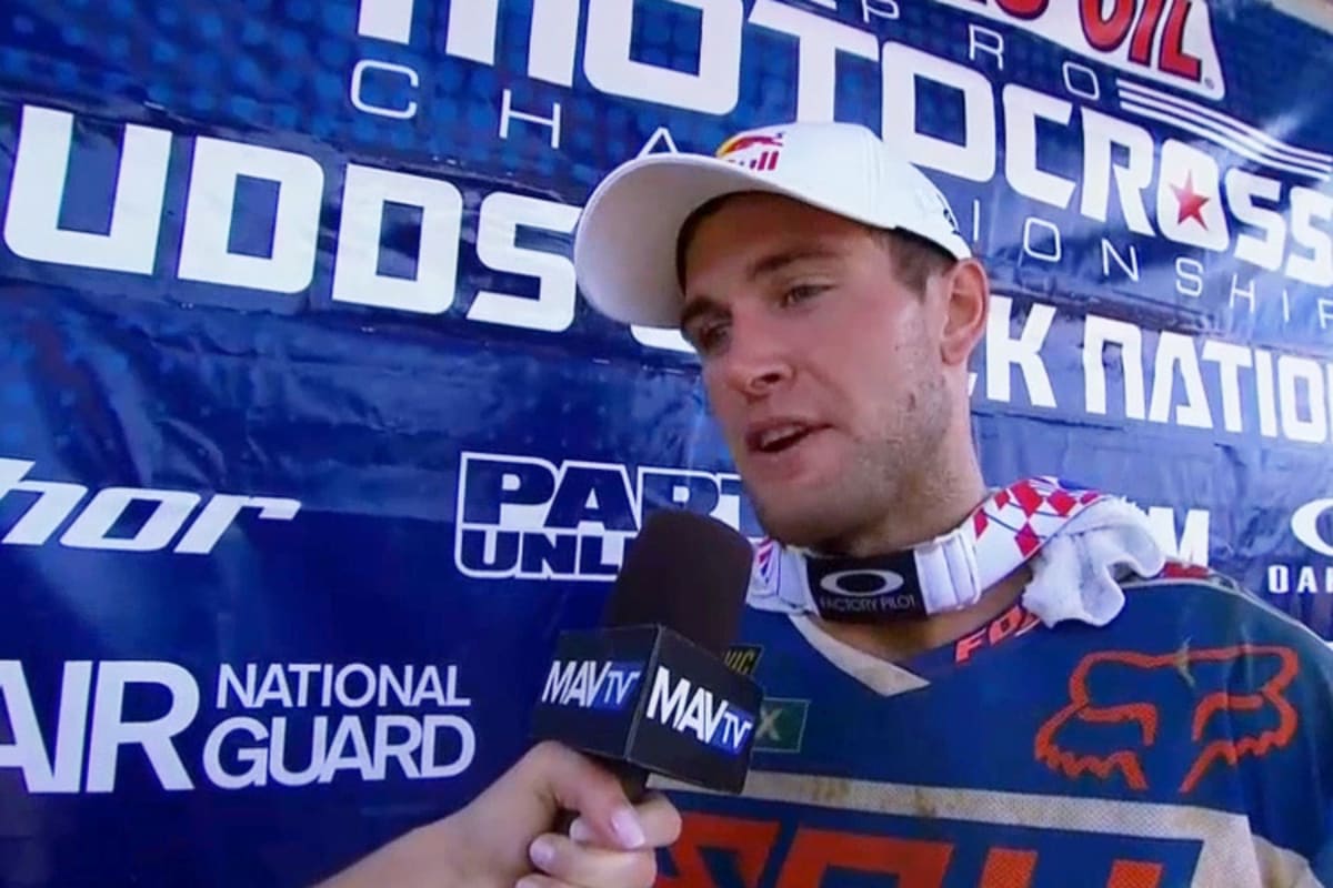 Ryan Dungey fand erneut kein wirkungsvolles Mittel gegen seinen Teamkollegen Roczen und wurde zweiter in Lauf 1