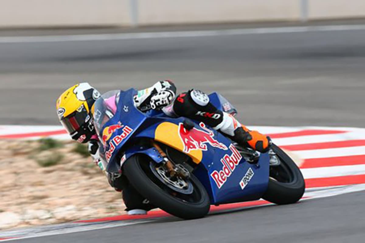 Dupasquier beim Selektionsevent für den Red Bull Rookies Cup