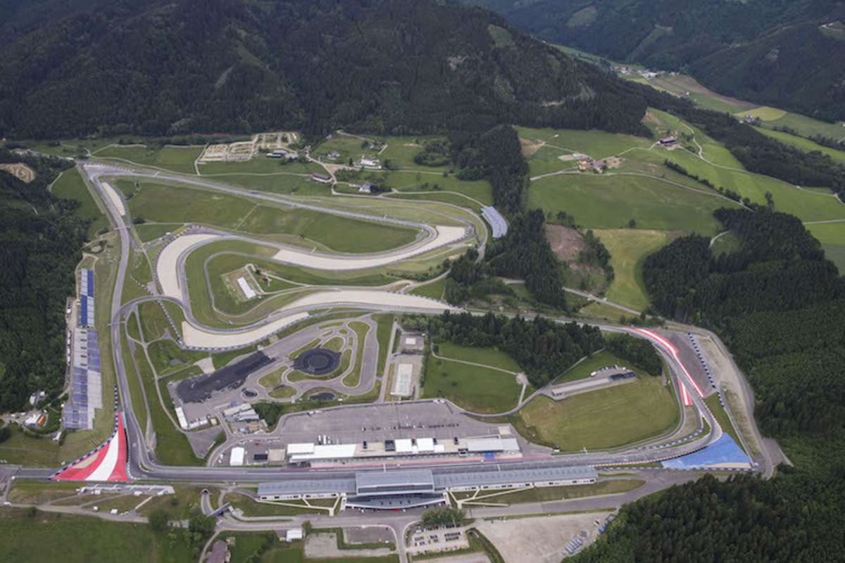 Der Red Bull Ring aus der Vogelperspektive