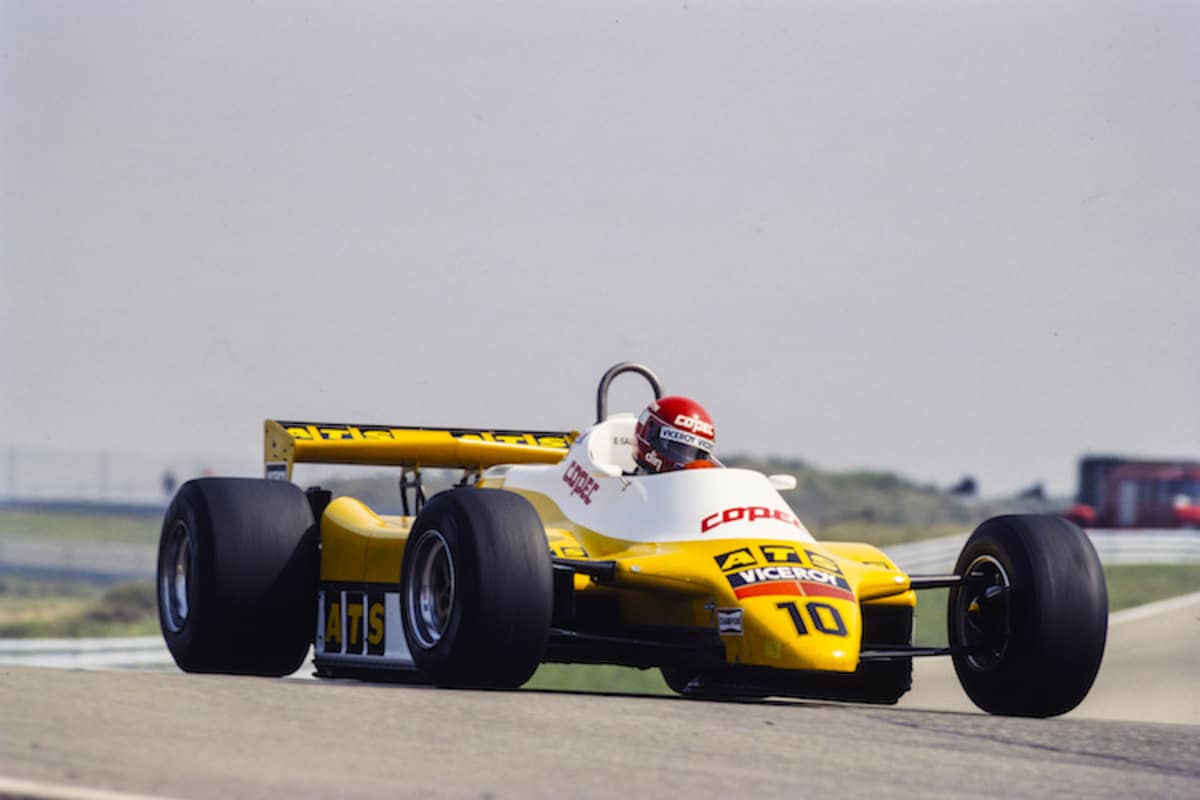 Der Chilese Eliseo Salazar 1982 im ATS