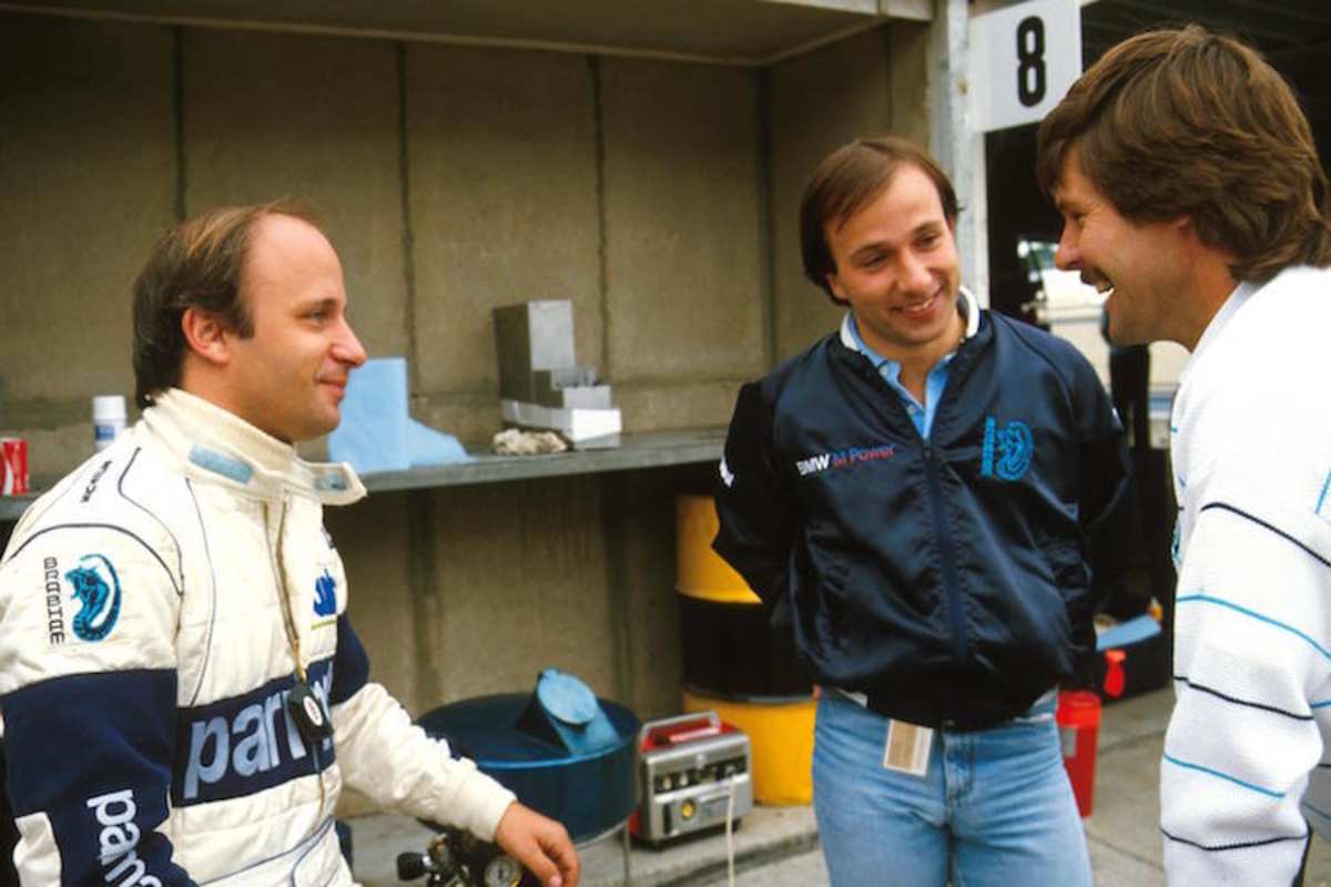 Teo (links) und Corrado (Mitte) Fabi