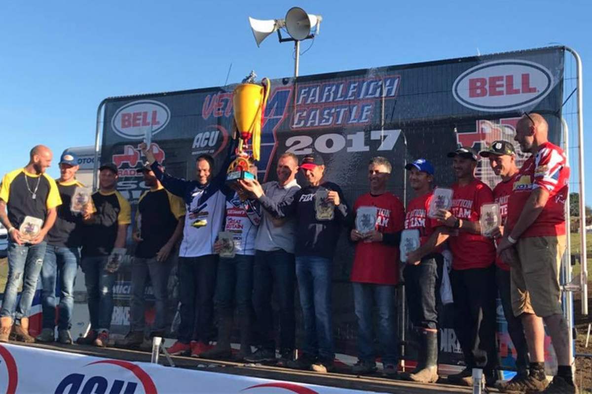 Das Podium in Farleigh Castle