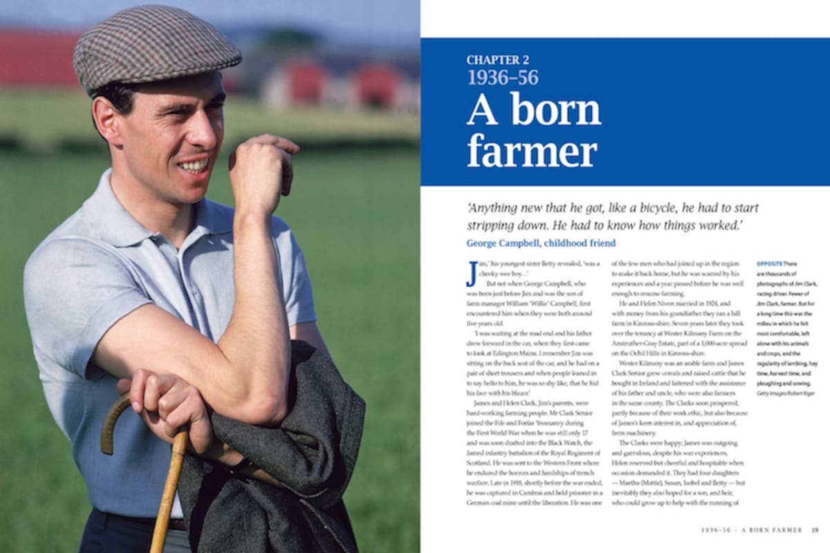 Jim Clark blieb seiner Heimat Schottland eng verbunden