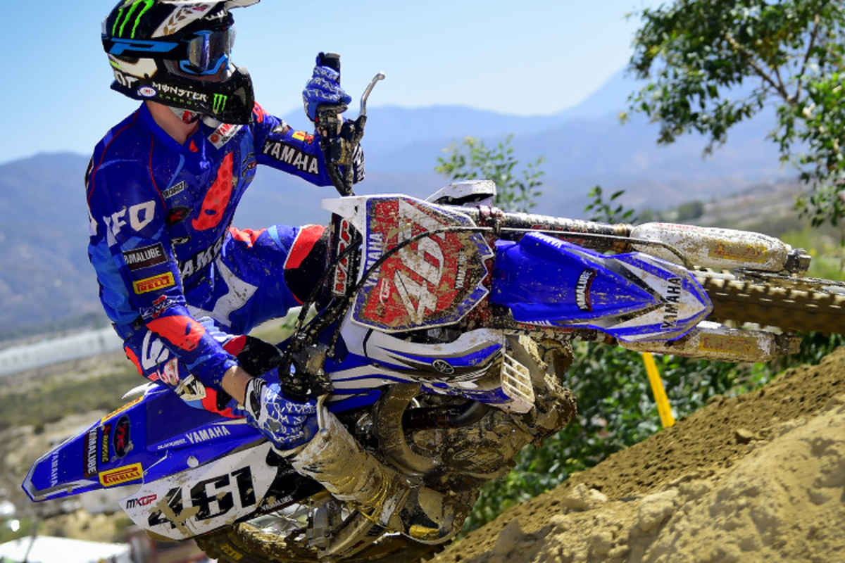 Romain Febvre ist ein Meister der Scrubbing-Technik und gewinnt auch in Glen Helen