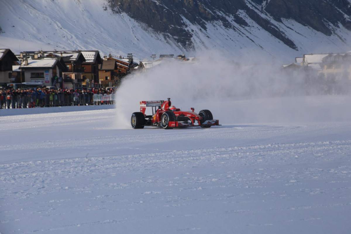 ...und stellte seine Drift-Künste unter Beweis