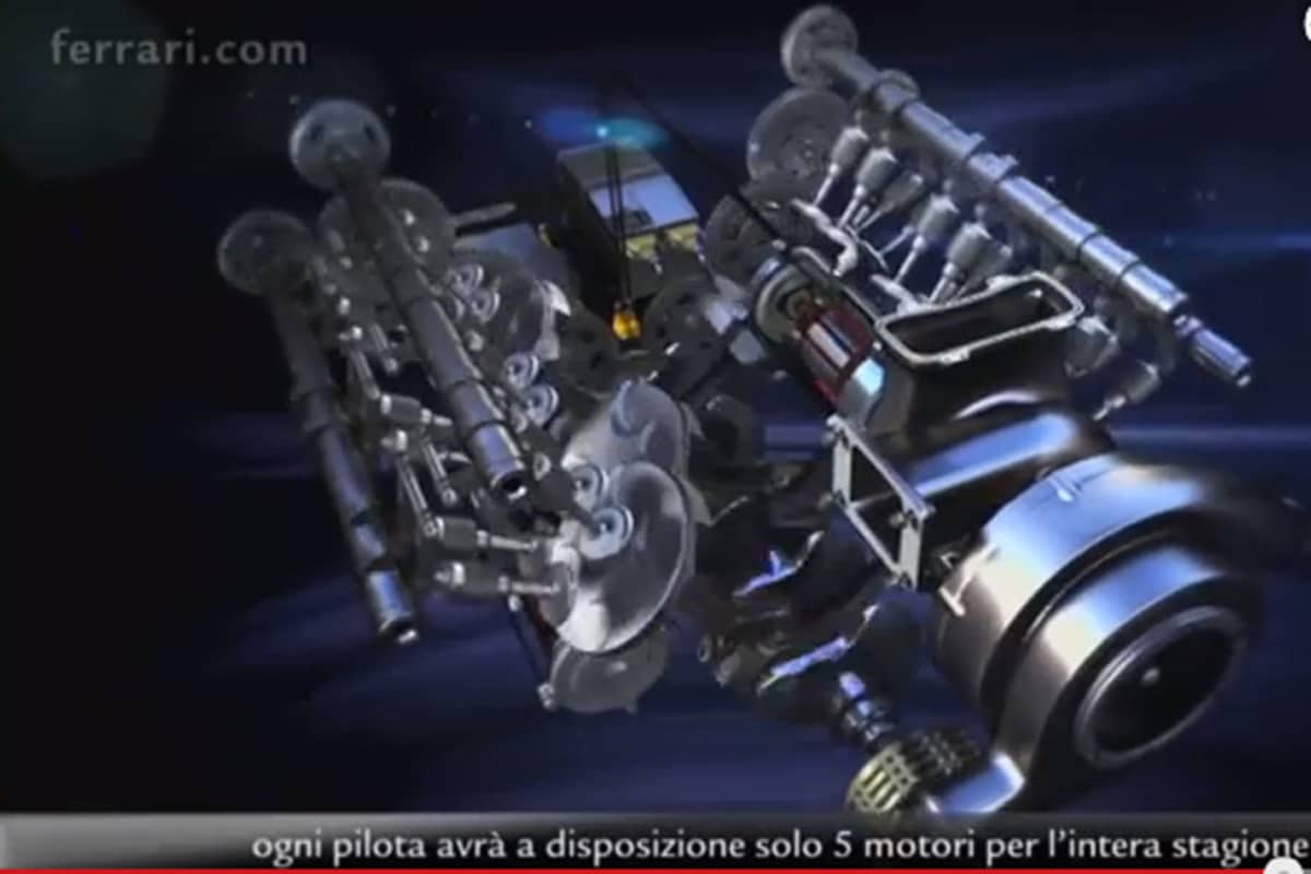 Pro Saison hat jeder Fahrer nur fünf Antriebs-Einheiten zur Verfügung