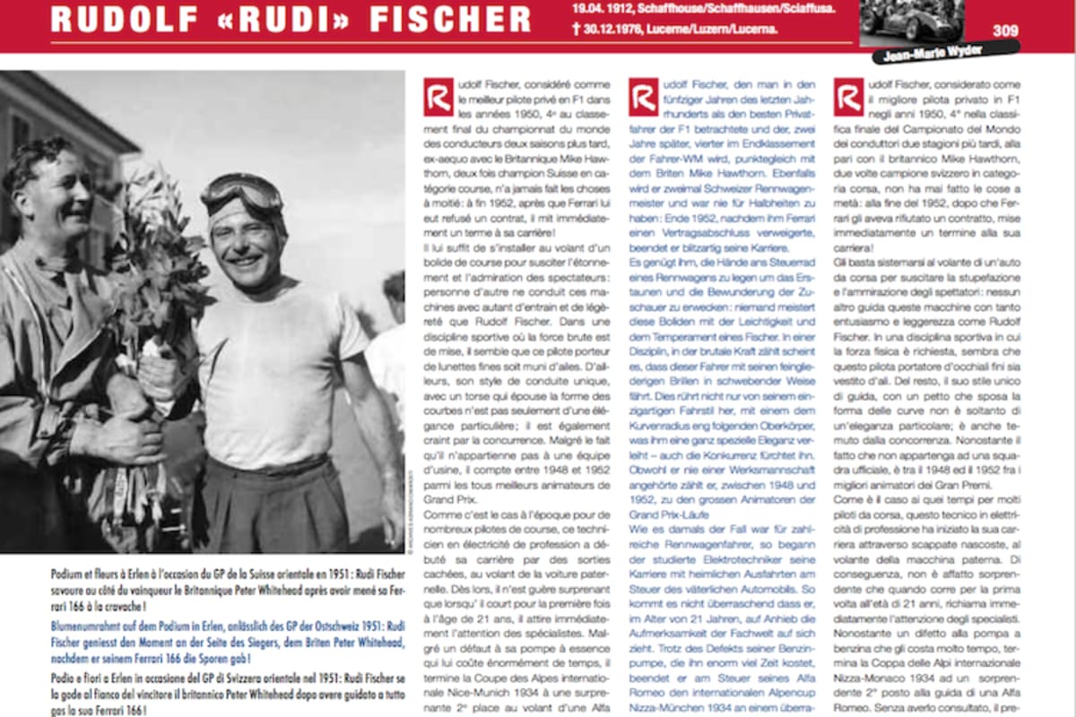 Wir erfahren mehr über wenig bekannte Schweizer, wie Rudi Fischer