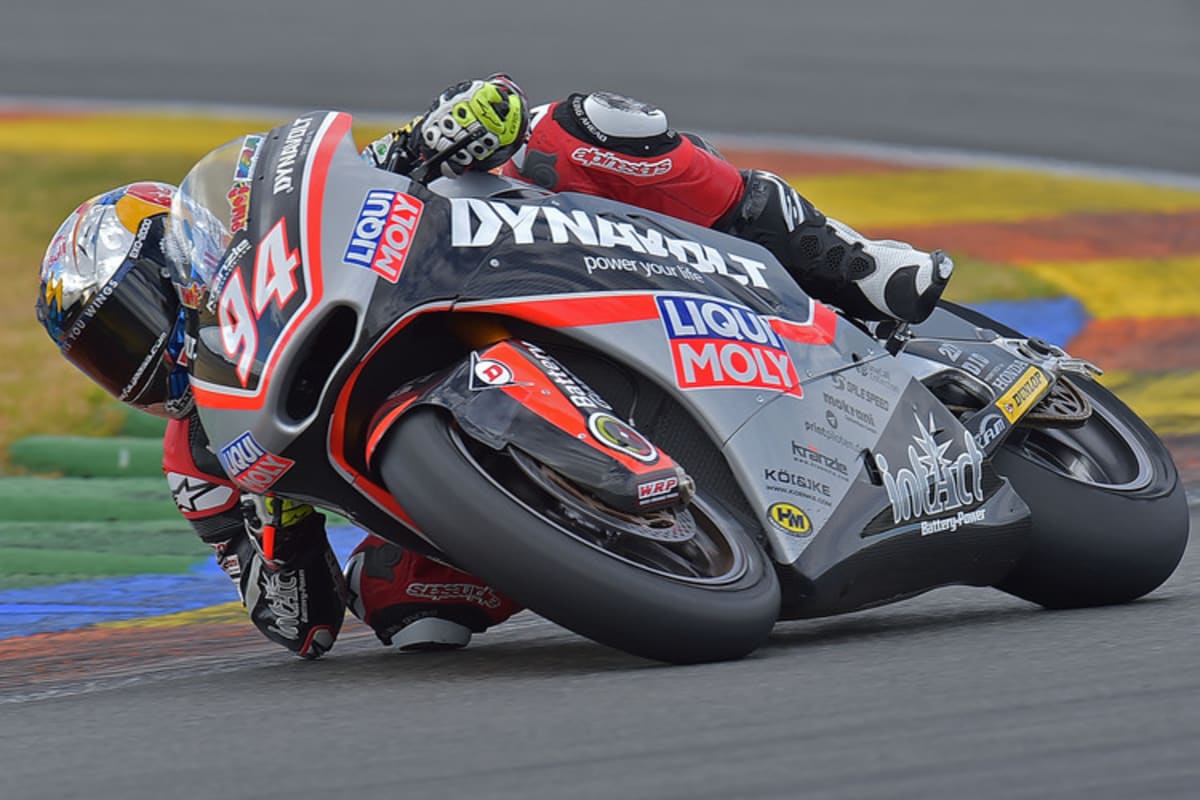 Jonas Folger beim Valencia-Test im Februar 2016