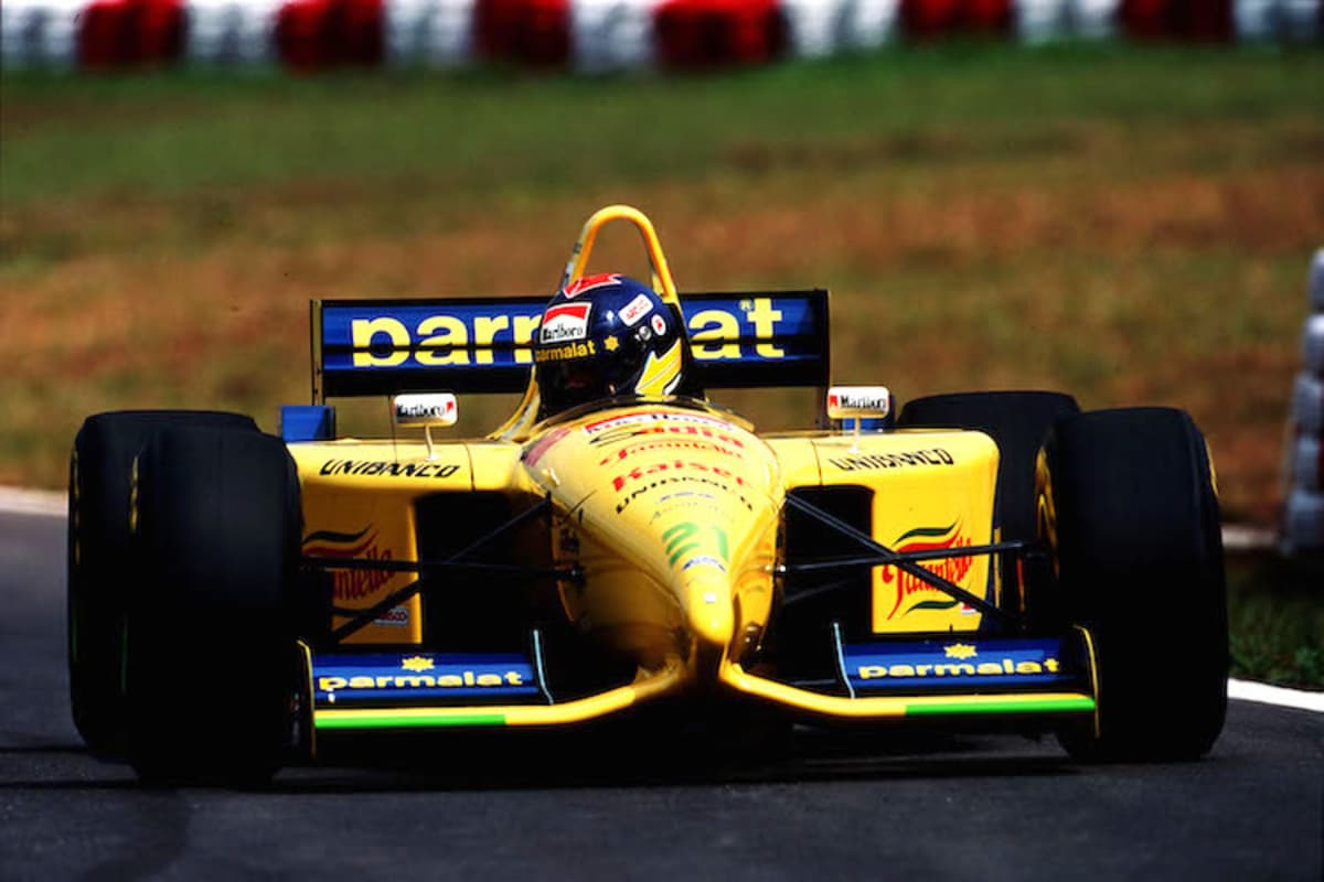 Pedro Diniz im 1995er Forti-Rennwagen