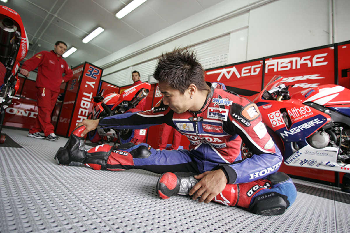 Althea arbeitete schon 2006 mit Katsuaki Fujiwara und Honda in der Supersport-WM zusammen