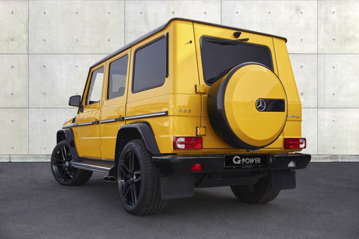 Auch von hinten unverkennbar: Der G-POWER G63 AMG