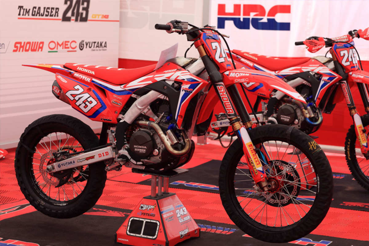 Die Werks-Honda von WM-Leader Tim Gajser