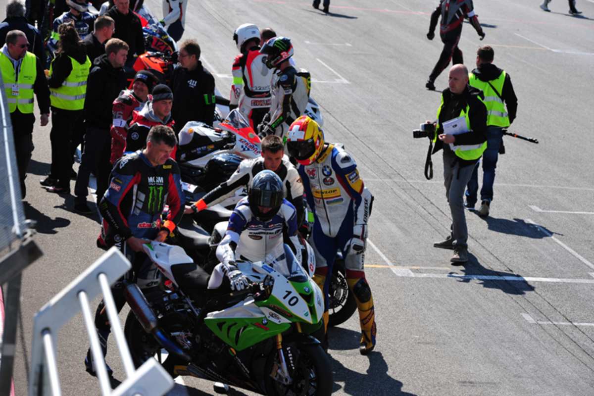 Start von der Pole-Position