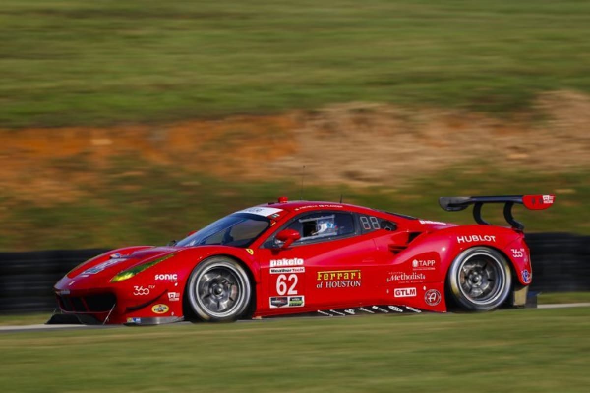 Der Ferrari 488 GTE von Giancarlo Fisichella/Toni Vilander