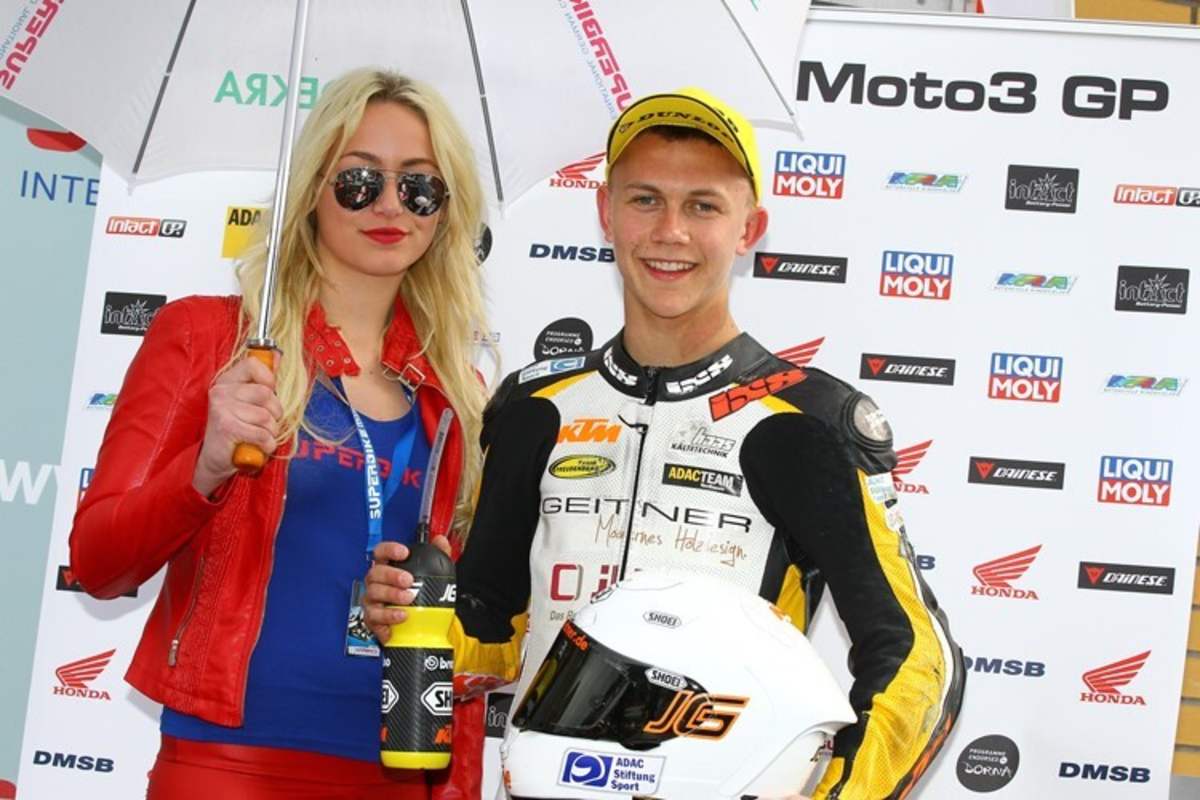 Auch Jonas Geitner fährt auf dem Sachsenring in der Moto3-WM mit