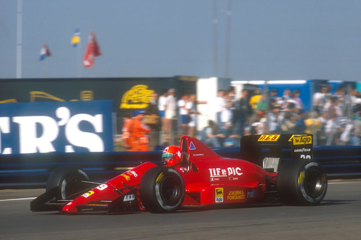 Bruno Giacomelli 1990 im hoffnungslosen Life