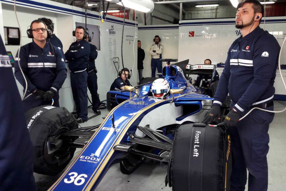 Antonio Giovinazzi sitzt heute im Sauber