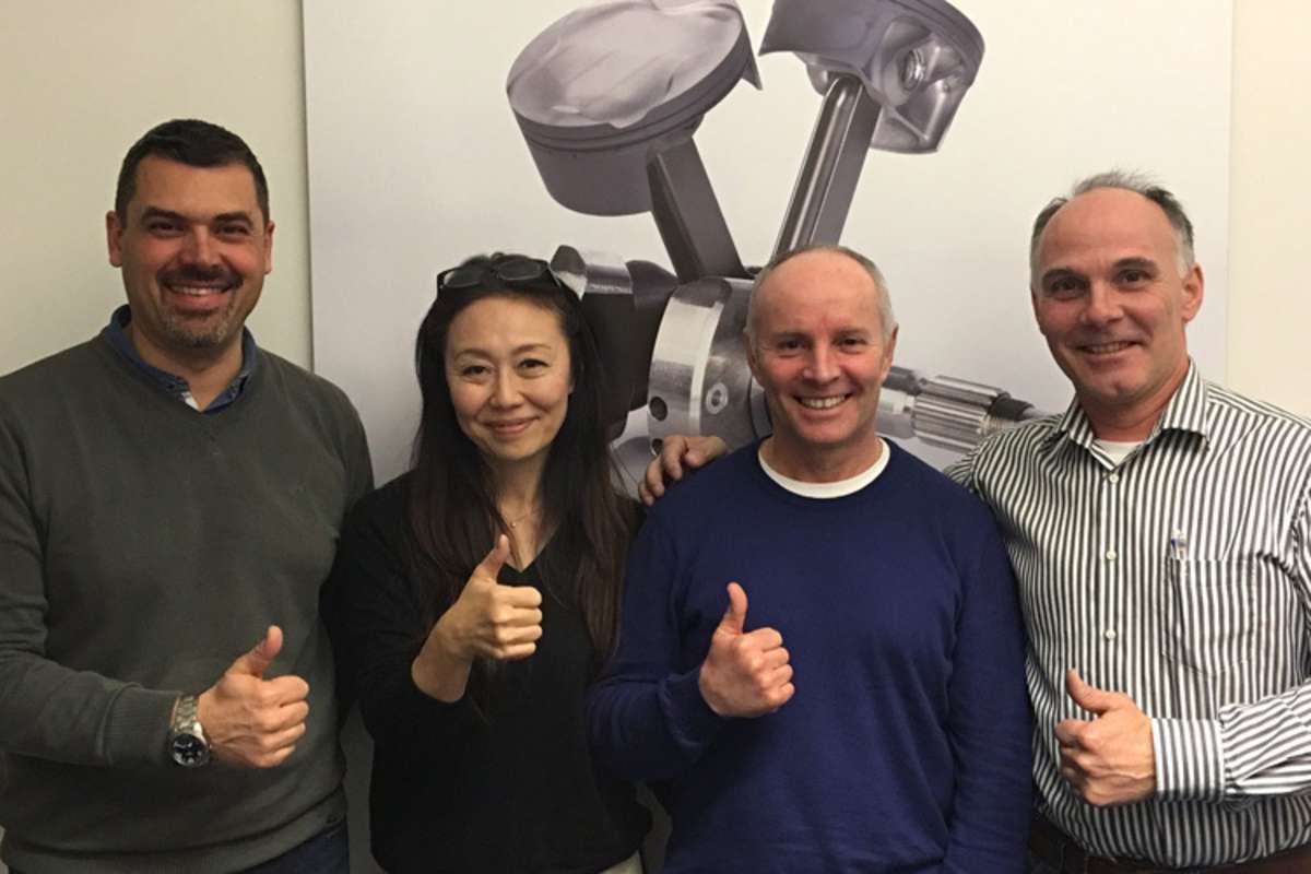 Giussani, Asa, Lougher und Suter (v.l.)