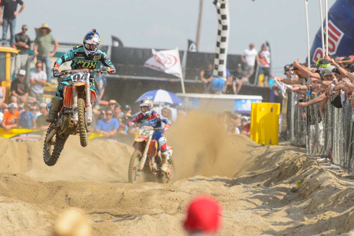 Ken Roczen kontrollierte das Rennen vor Ryan Dungey bis zur letzten Runde