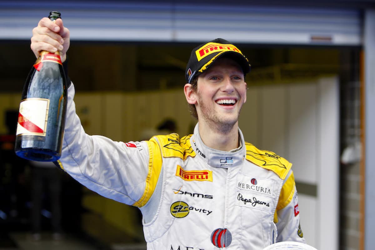 Romain Grosjean war in der GP2 Seriensieger