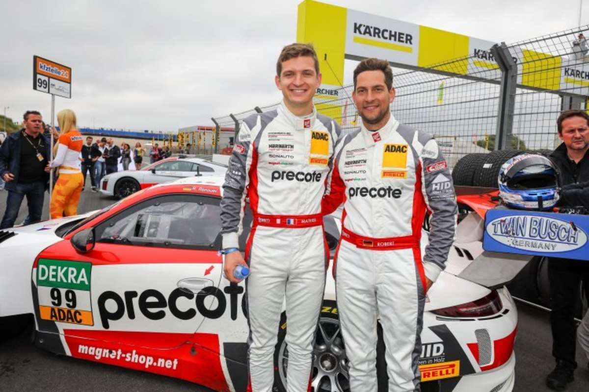 Aktuell Zweiter im ADAC GT Masters: Mathieu Jaminet (li.) und Robert Renauer