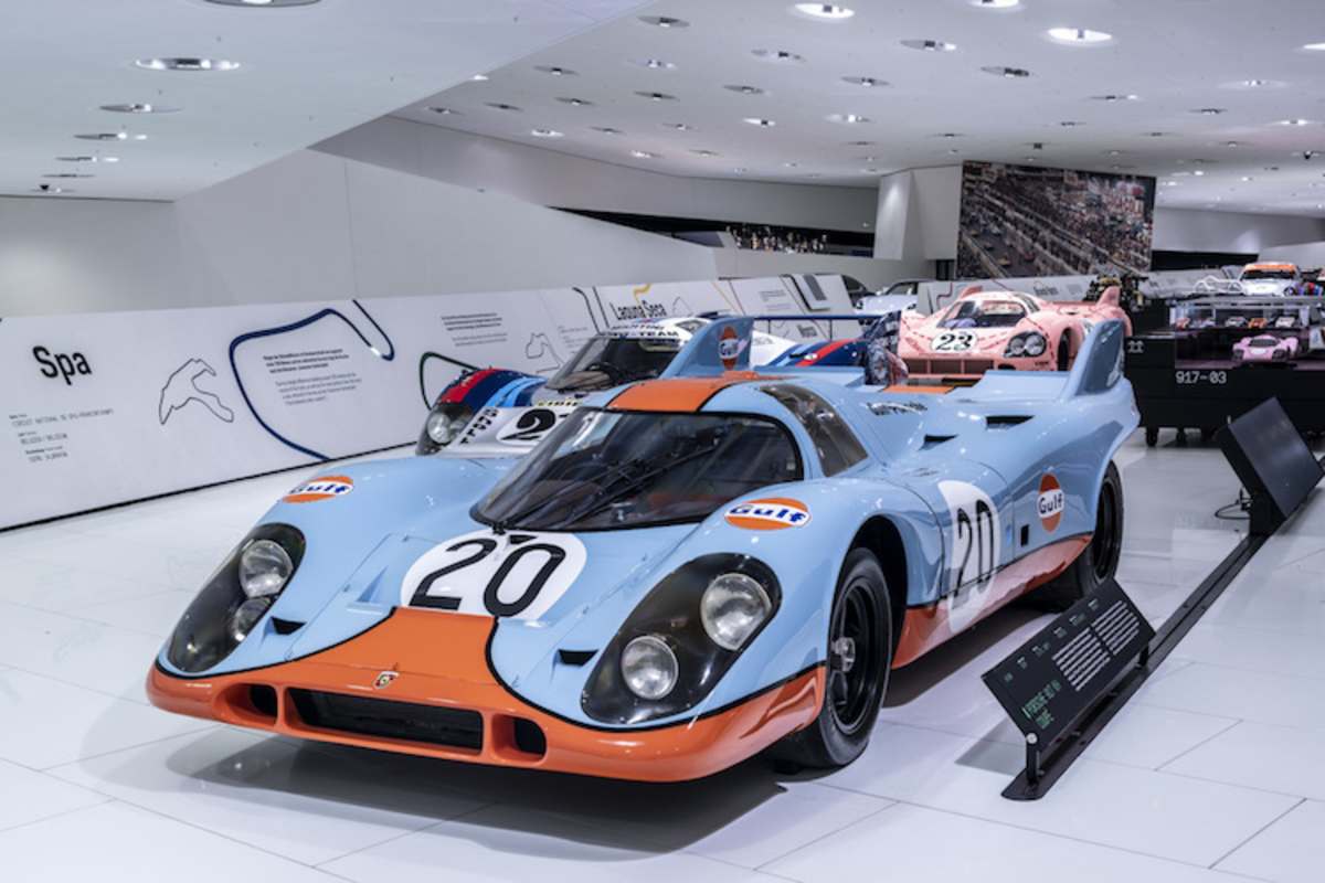 Der 917er in Gulf-Farben