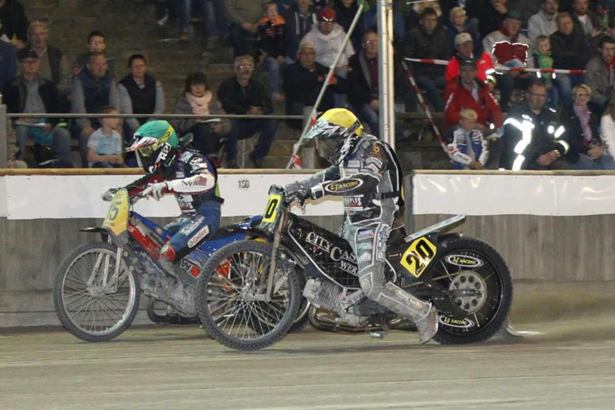 Michael Härtel (li.) gegen Kai Huckenbeck