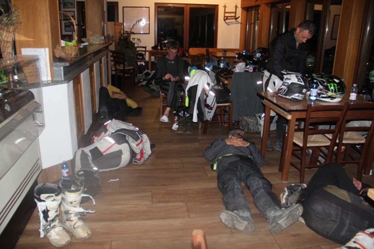 Schlafen ist eine Kunstform an der Hardalpi-Tour