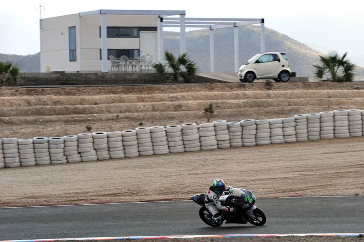 Efren Vazquez in Almeria: Das Häuschen im Hintergrund ist der Beobachtungsposten von José Antonio Garcia