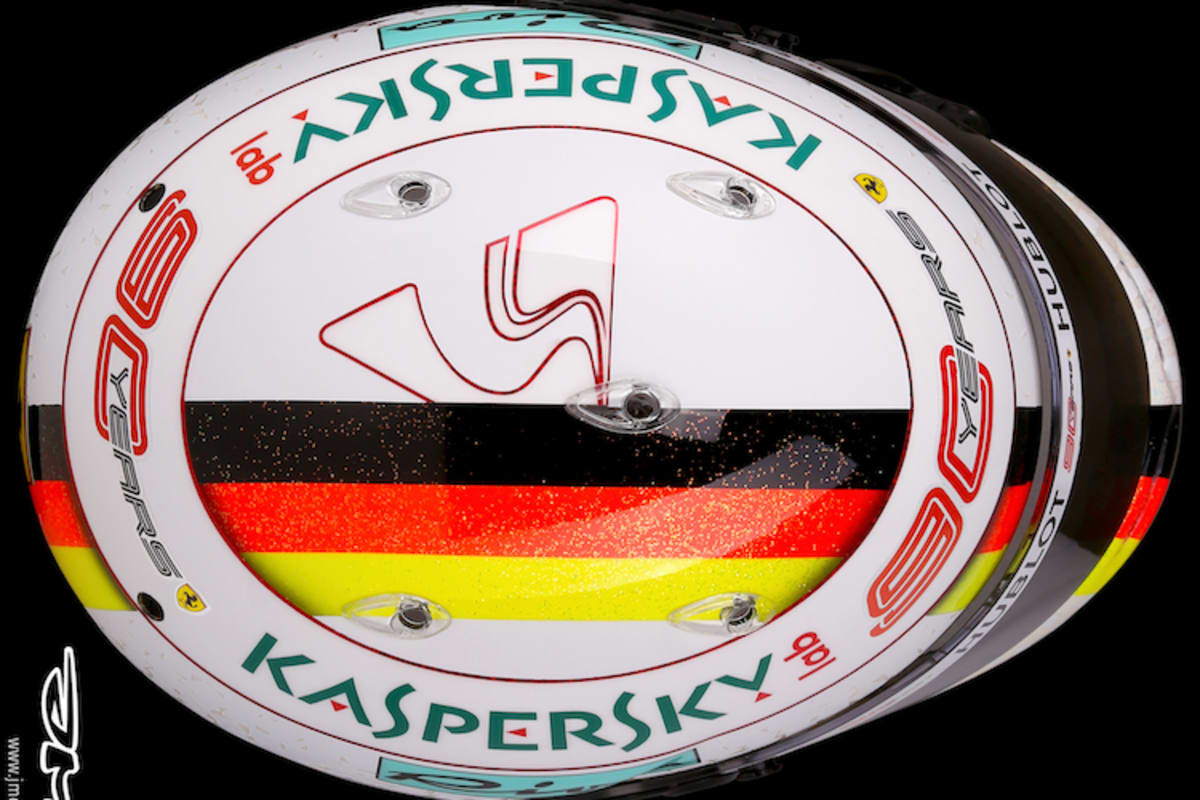 Der neue Helm von oben