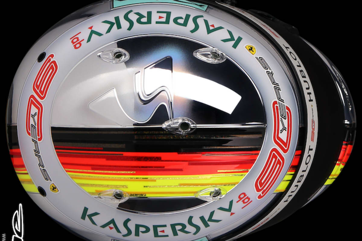 Der neue Helm von oben