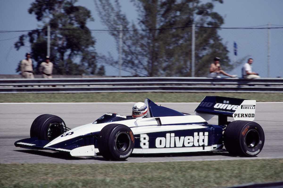 François Hesnault 1985 im Brabham
