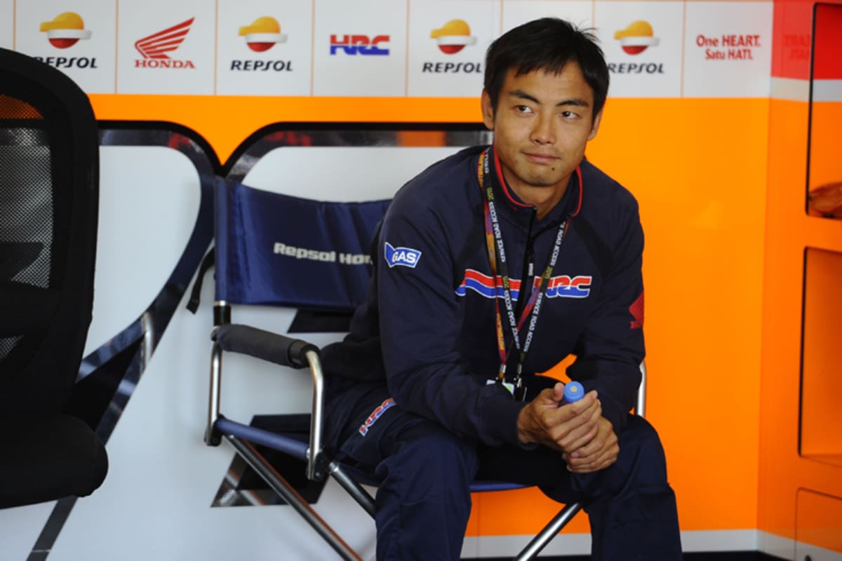 Hiroshi Aoyama auf der Honda RC1000R