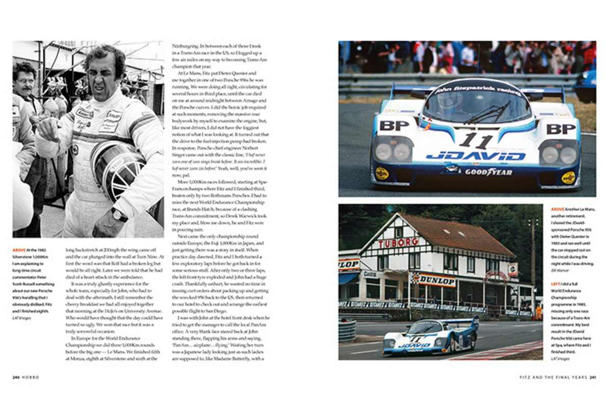 Im Herbst seiner Karriere im tollen Porsche-Langstreckenrenner