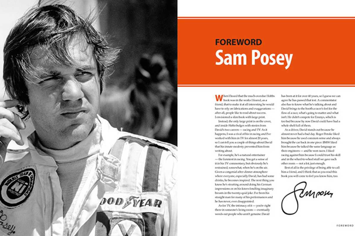 Sam Posey hat das Vorwort geschrieben