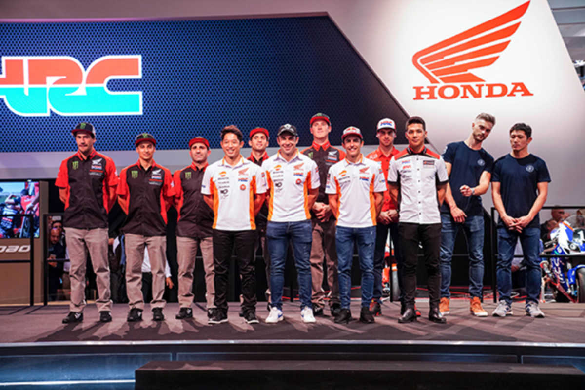 Die HRC-Präsentation fand am EICMA-Stand von Honda statt