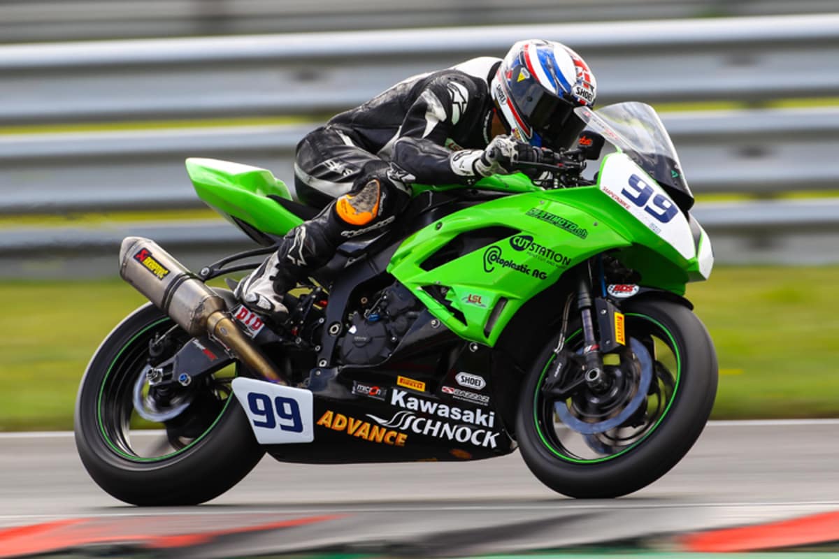 Jasha Huber hat seinen Kawasaki-Vertrag verlängert
