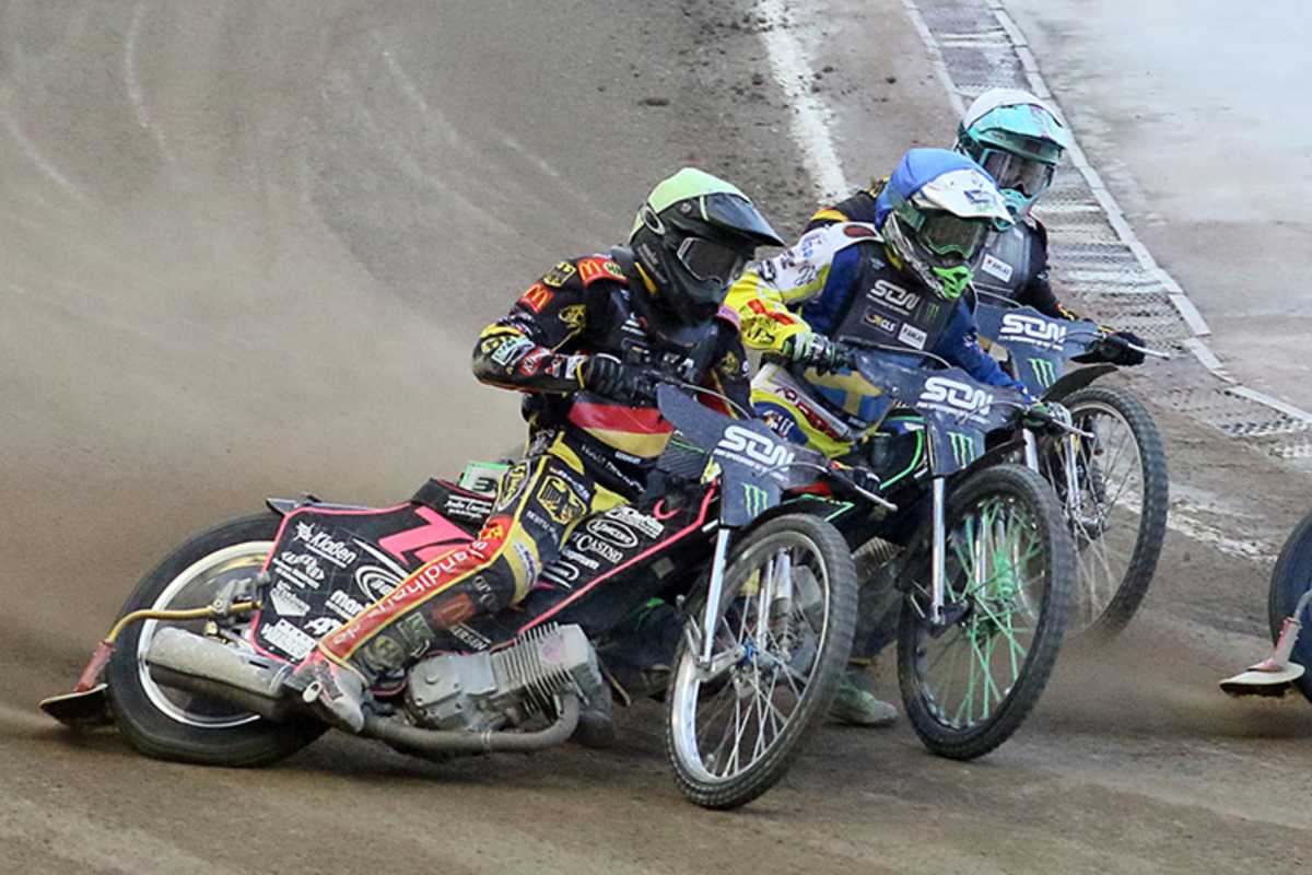 Einziger Deutscher: Kai Huckenbeck (Rot)