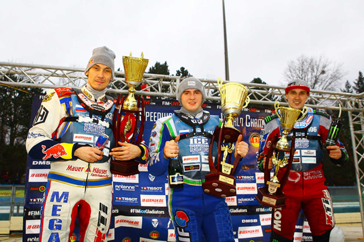 Die Top-3: Ivanov, Valeev und Koltakov (v.l.)