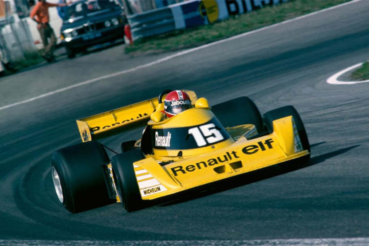 So zischte Jabouille im Teekessel um die Kurven